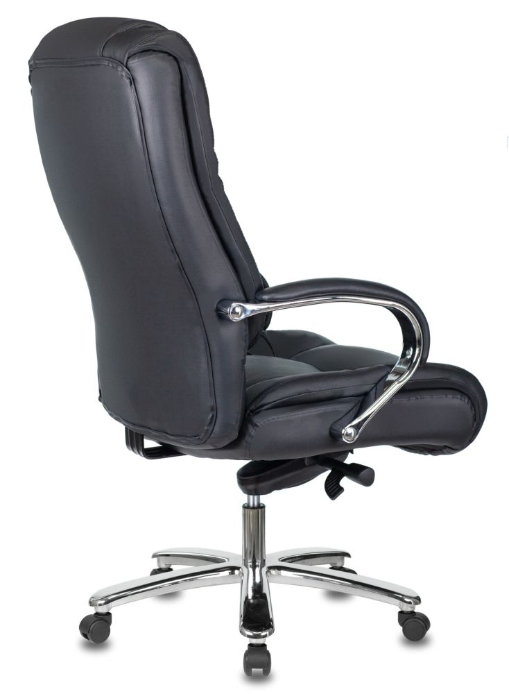 Кресло руководителя Бюрократ T-9925SL кожа Черный