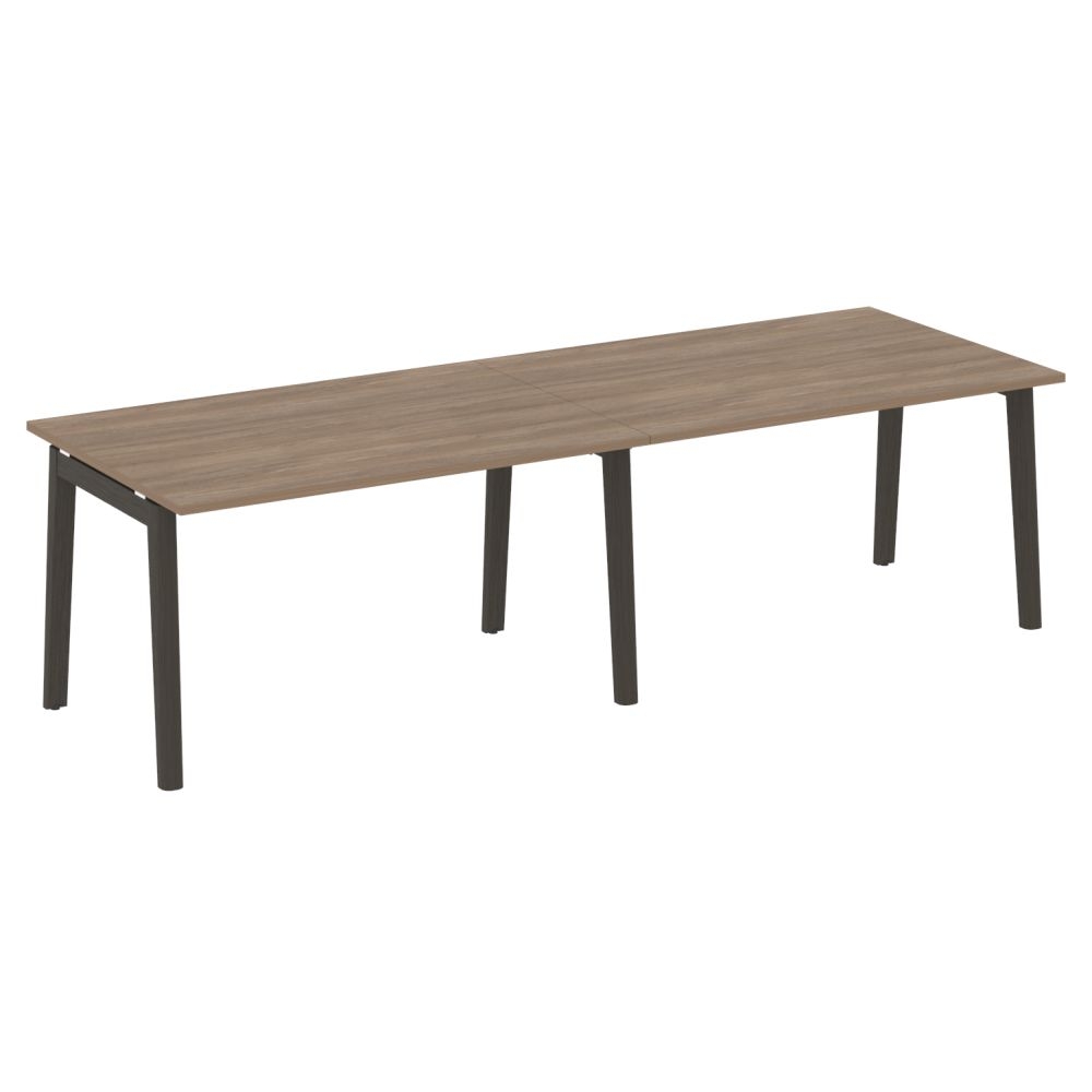 Стол переговорный (2 столешницы) ONIX WOOD OW.PRG-2.3 Дуб Аризона/Темный