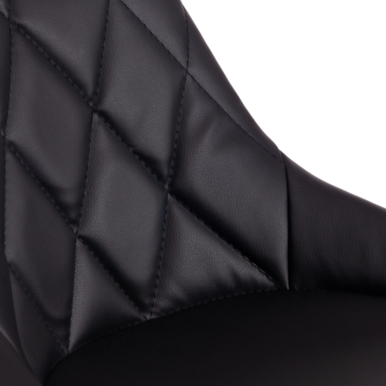 Стул барный MESSY (mod. KY704C) металл/экокожа, 47*48*84-105 см, черный/белый/хром