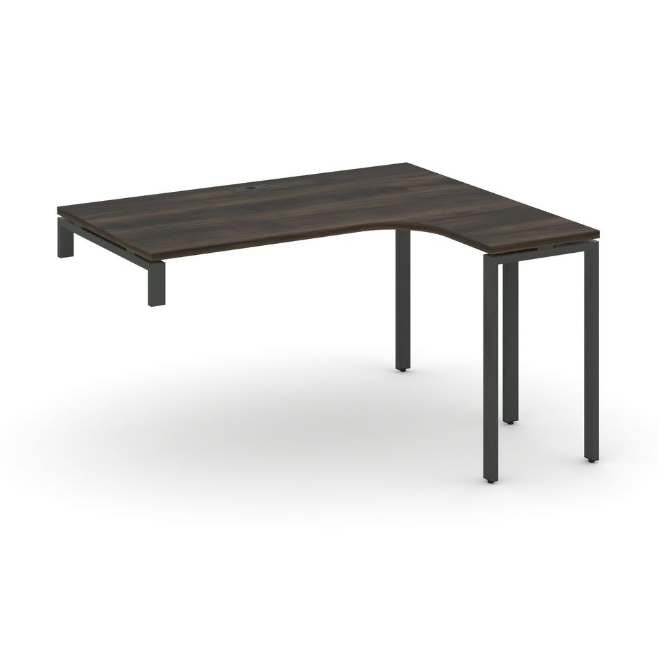 Стол-надставка на опорную тумбу (правый) CONCEPT CN.OSAN-004(R) Дуб Мали Антрацит