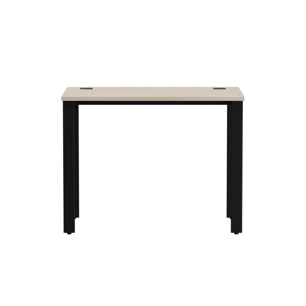 Стол прямой на металлокаркасе, опоры 90 гр Everprof EVO 254S005 Дуб Соната Черный