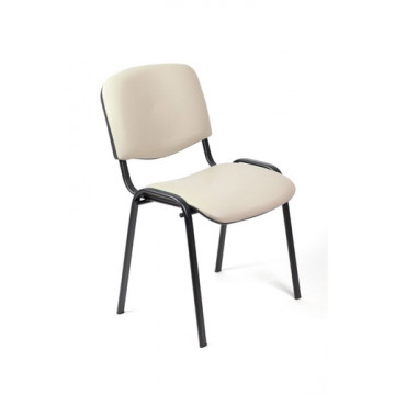 Стул ZP_UP_EChair Rio ИЗО чёрн к/з бежевый 550724