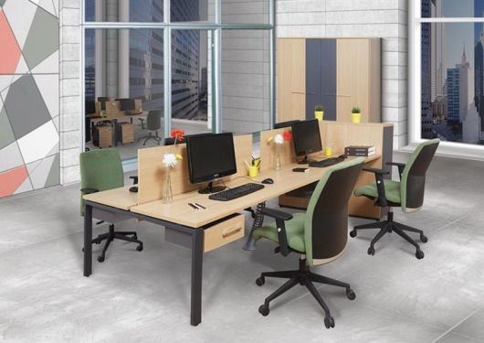 Комплект мебели для персонала UP! 01 Дуб гальяно/антрацит