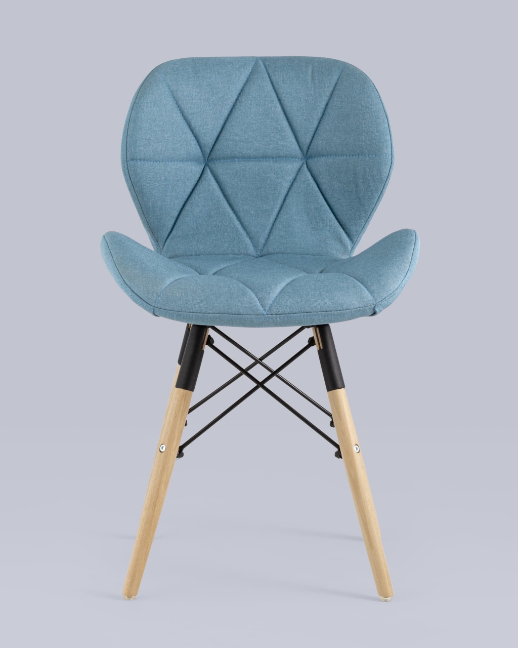 Стул Бон рогожка Голубой