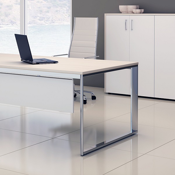 Стол рабочий CARRE  200х100х72см меламин Акация Аури