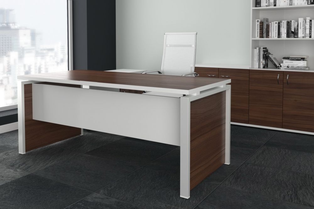 Стол письменный 180 Steel Evo 17180 Дуб темный