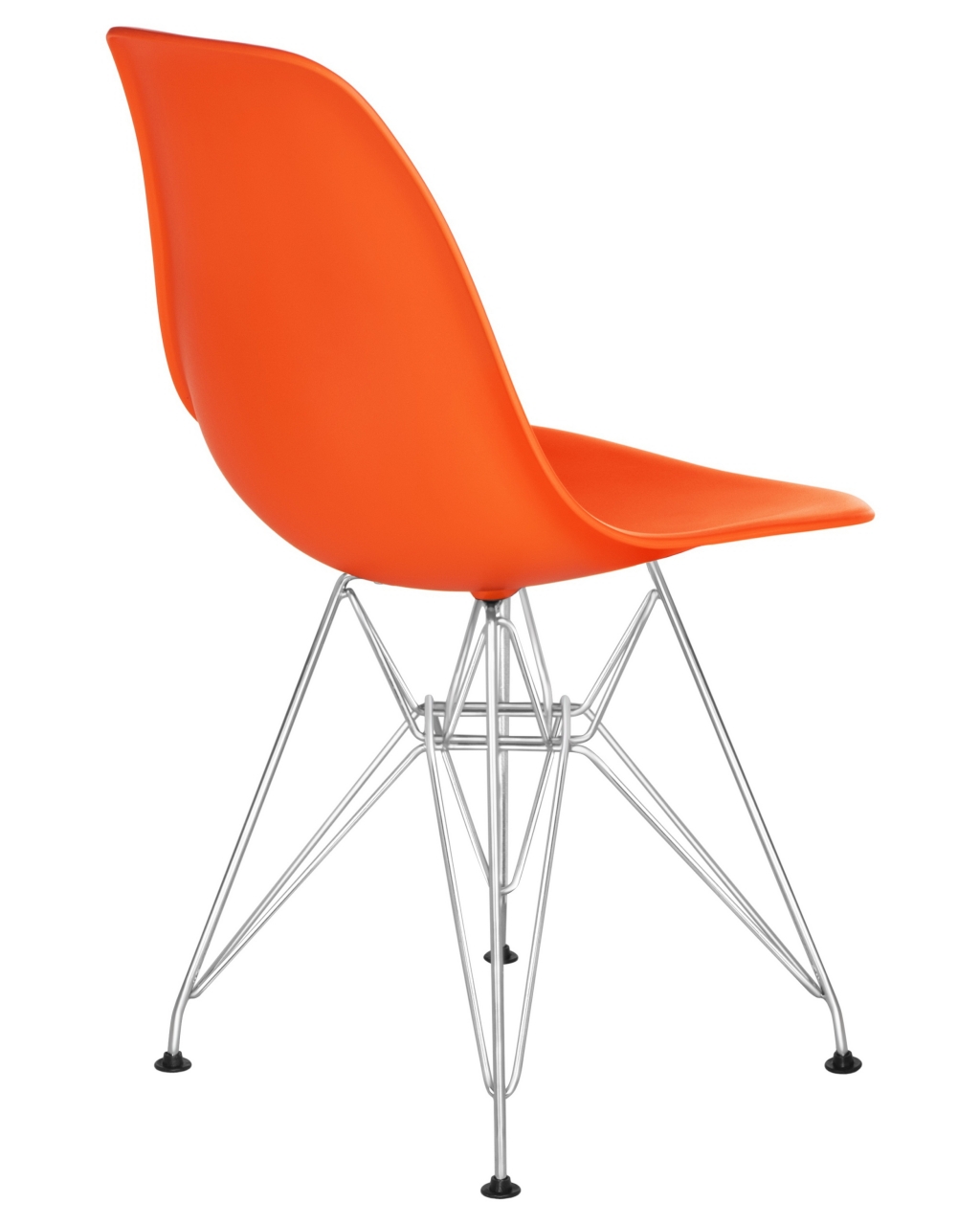 Стул обеденный DOBRIN DSR ножки хром Оранжевый O-02