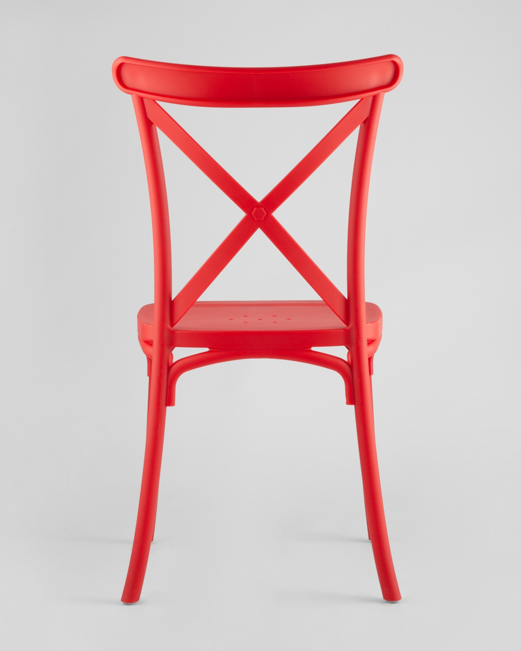Стул пластиковый Кроссбэк Красный