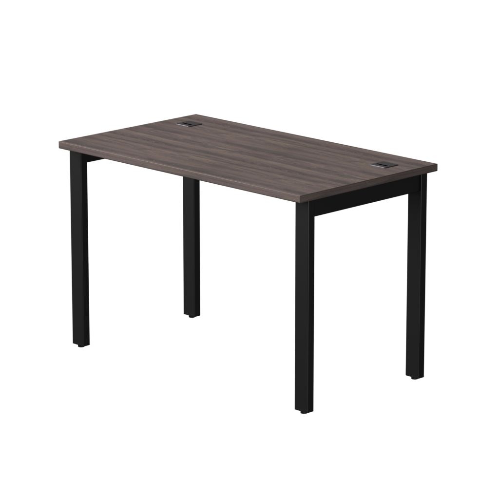 Стол прямой на металлокаркасе, опоры 45 гр Everprof EVO 254S002 Дуб Пасадена Черный