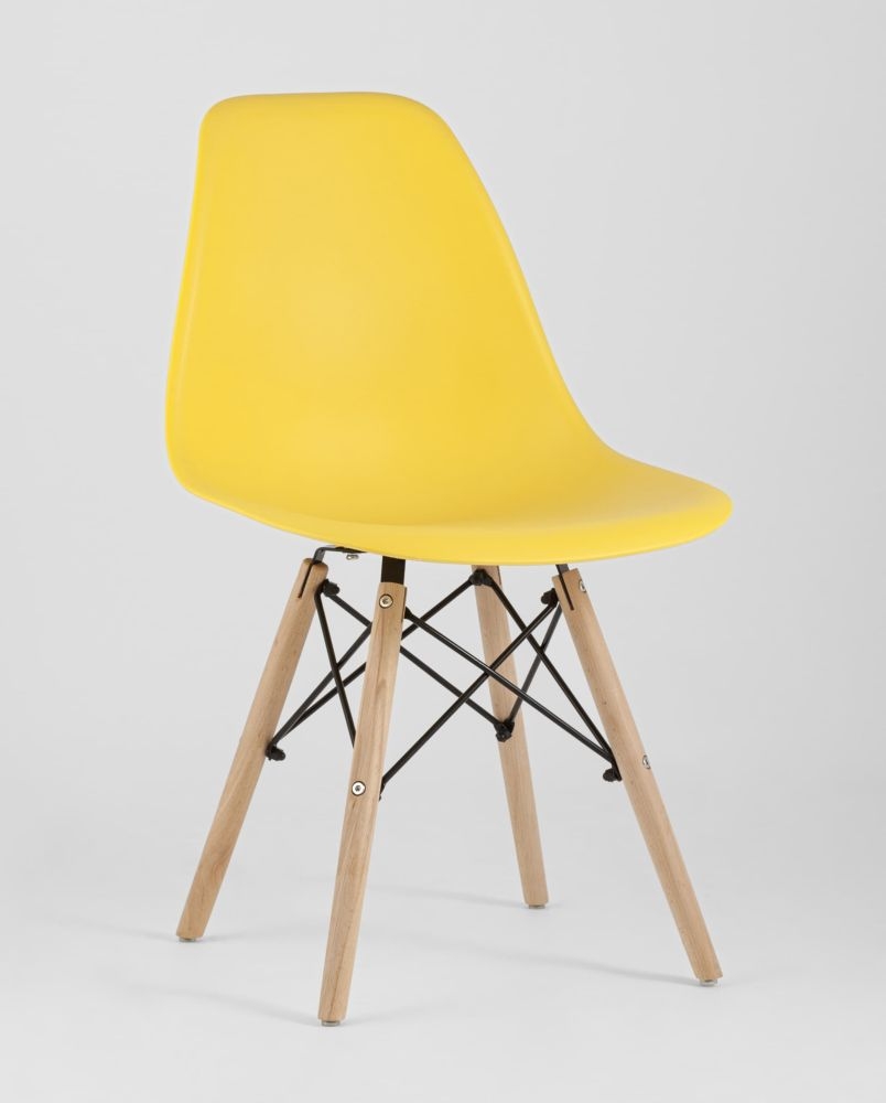 Стул Еамес Стйле ДСВ желтый 4 шт. комплект (разборный каркас) / Eames Style DSW