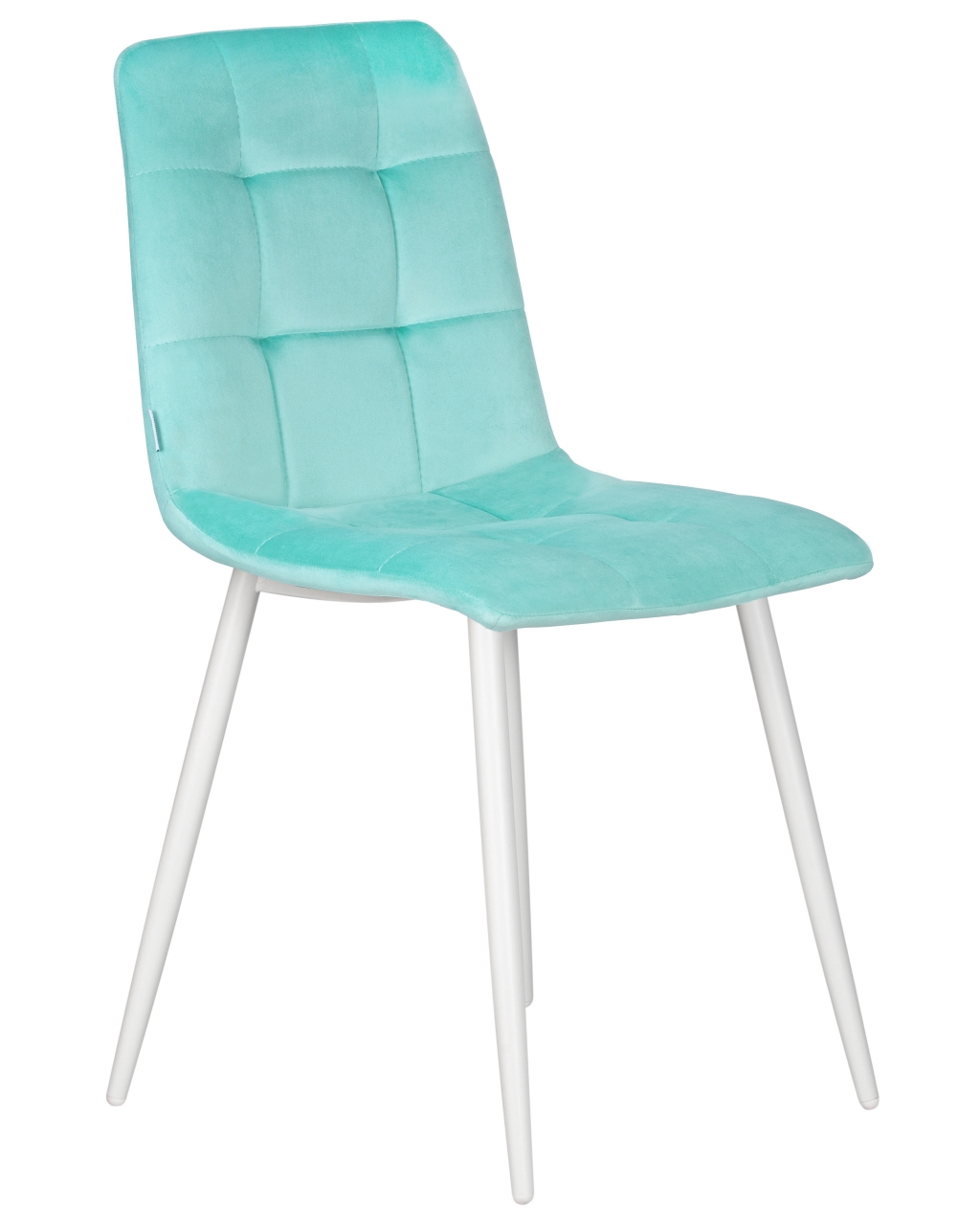 Стул обеденный DOBRIN CHILLY (Мятный Holland 50, основание белое) 4 шт