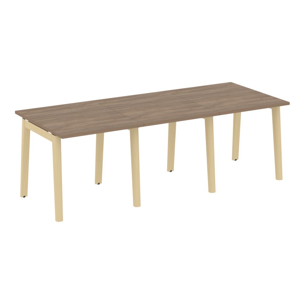 Стол переговорный (3 столешницы) ONIX WOOD OW.PRG-3.0 Дуб Аризона/Светлый