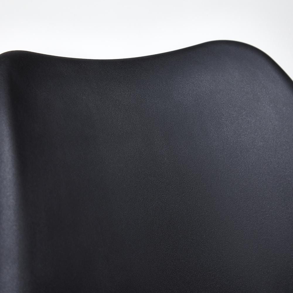 Стул TULIP (mod. 73) / 1 шт. в упаковке дерево/пластик/ПУ, 48.5*52.5*83cм, черный