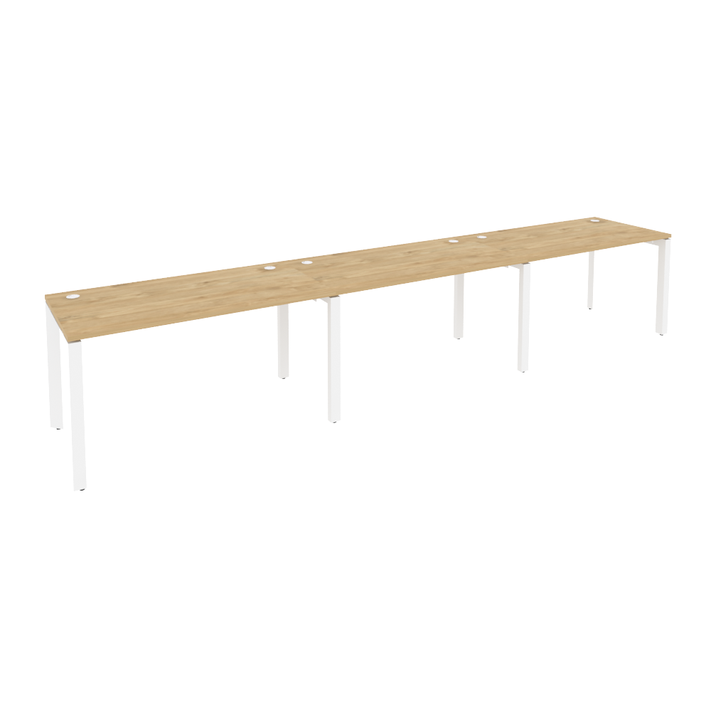 Рабочая станция на П-образном м/к ONIX O.MP-RS-3.3.7 Тиквуд Светлый/Белый