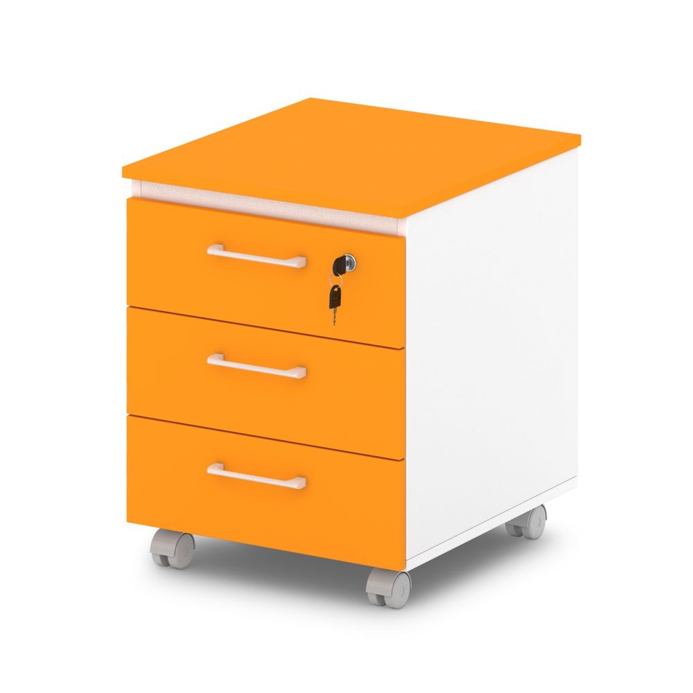 Тумба подкатная S-95 Sentida Color Апельсин