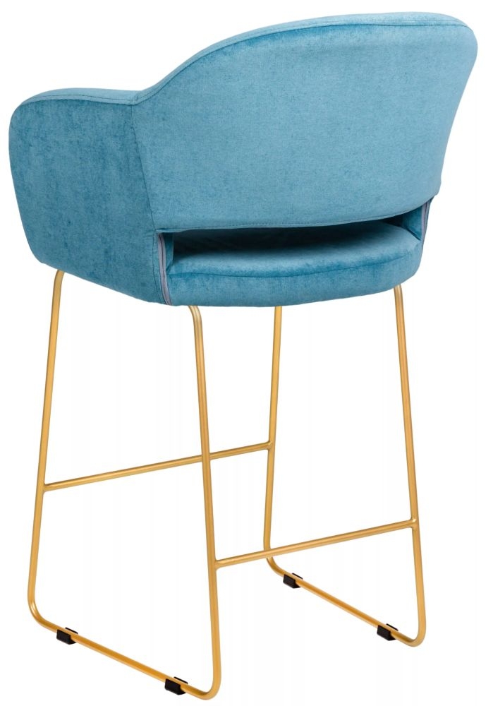 Стул полубарный Oscar (ПБ) Блю/ЛинкЗолот