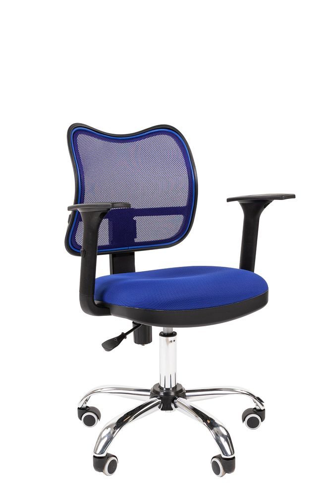 Офисное кресло для оператора CHAIRMAN 450 Chrome New Синий