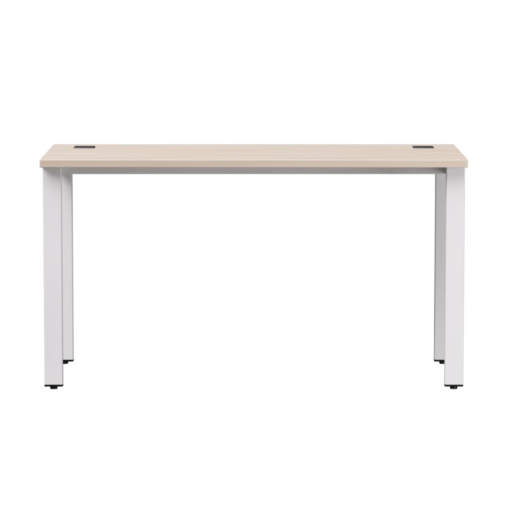 Стол прямой на металлокаркасе, опоры 90 гр Everprof EVO 254S007 Дуб Соната Белый