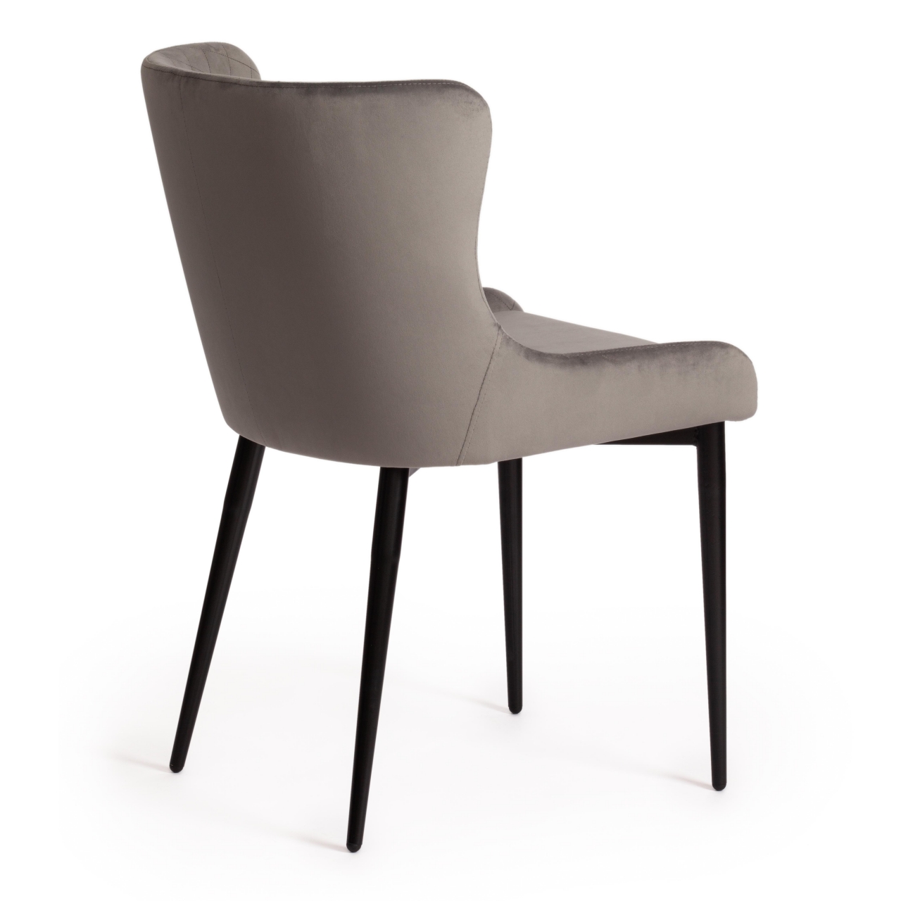 Стул MANTRA (mod. 713) ткань/металл, 49х61х82 см, высота до сидения 49 см, серый barkhat 26/черный