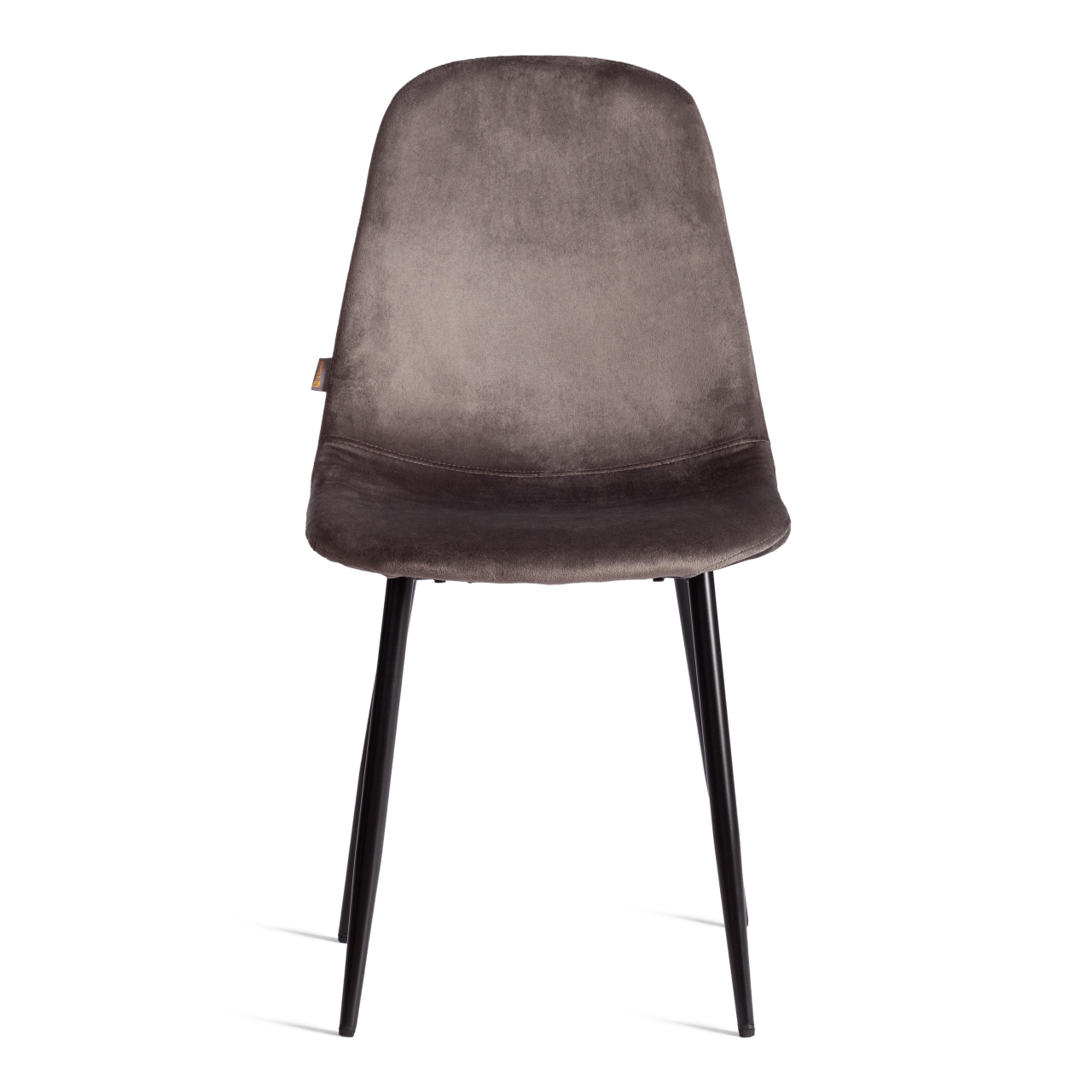 Стул BREEZE (mod. JSC-58) Велюр/металл , 44 х 53 х 86 см, Dark grey (темно-серый) HLR24 / черный