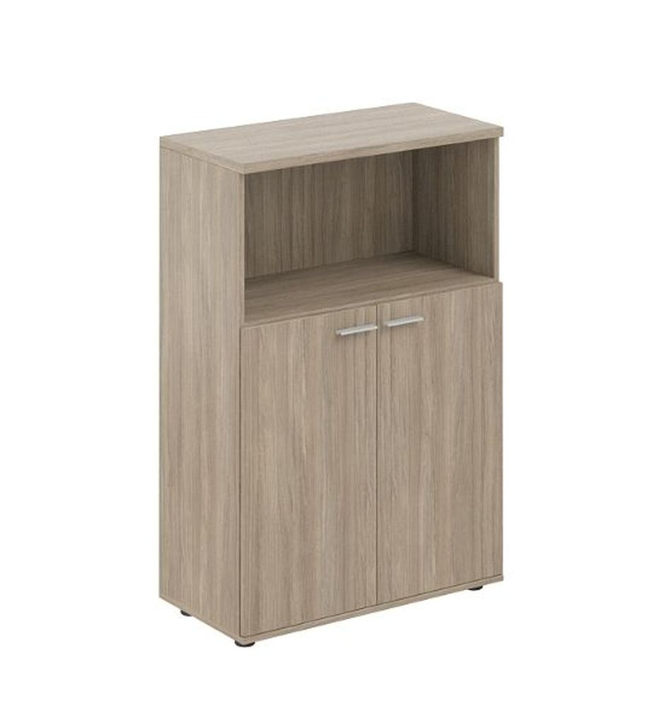 Шкаф двухдверный средний с нишей Sigma SG.846.OD.OD Дуб темный