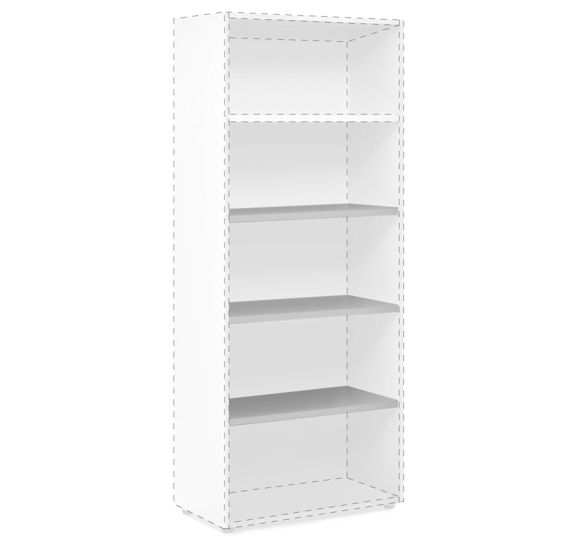 Factory Light TES Комплект полок для L80 Серый