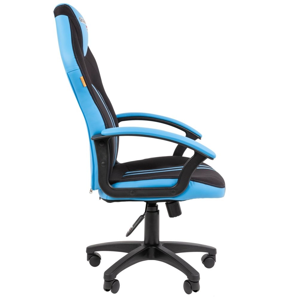 Кресло геймерское CHAIRMAN ДРАЙВ (GAME) 26 Новое (NEW) Черный-голубой