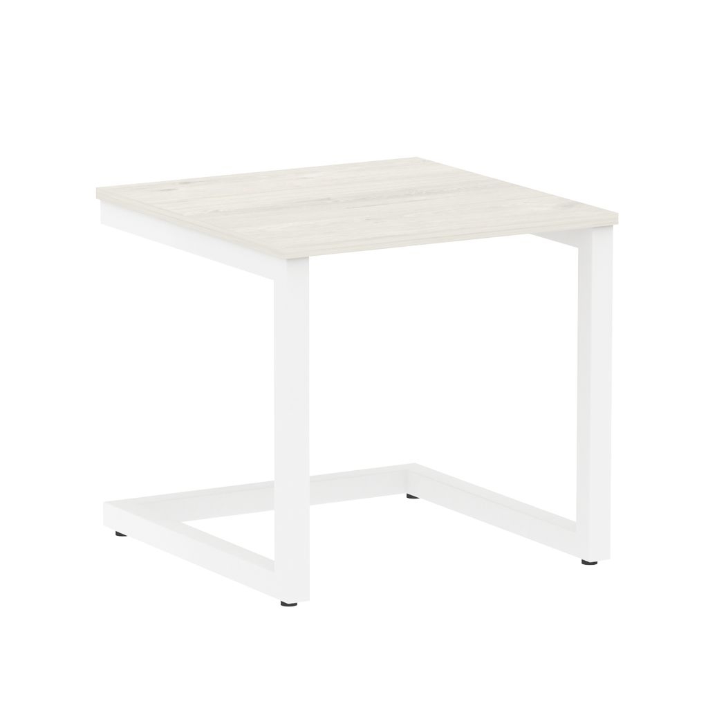 Журнальный стол HOME OFFICE VR.SP-2-58.G Дуб Наварра/Белый металл