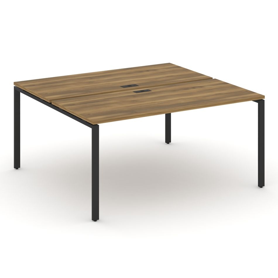 Рабочая станция двухсторонняя на 2 места CONCEPT CN.DRS-004 Сандал Янтарный Черный