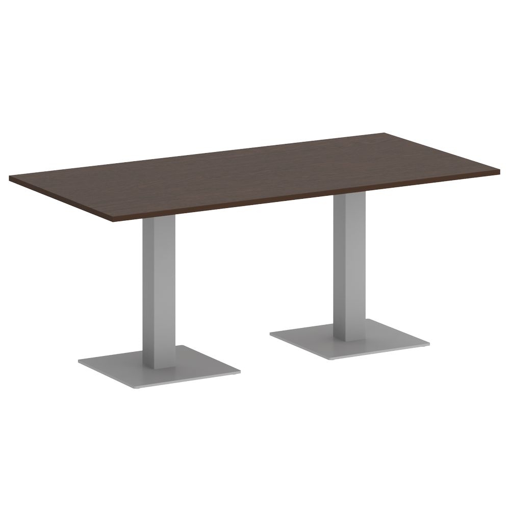 Стол прямоугольный HOME OFFICE VR.SP-5-180.2 Венге Цаво/Серый металл