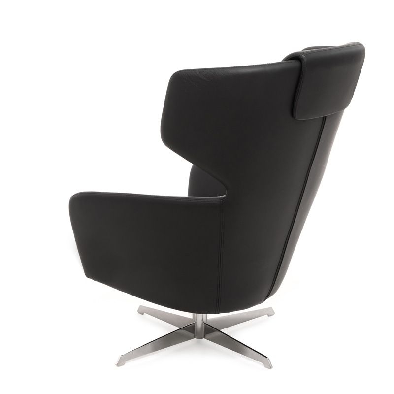 Кресло Recliner VENTO High R7 Dakota black Черное