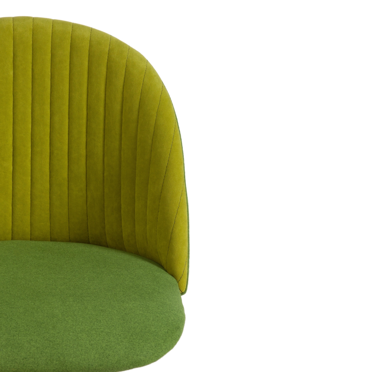 Кресло MELODY флок/экошерсть, олива/зеленый, 23/1811-19