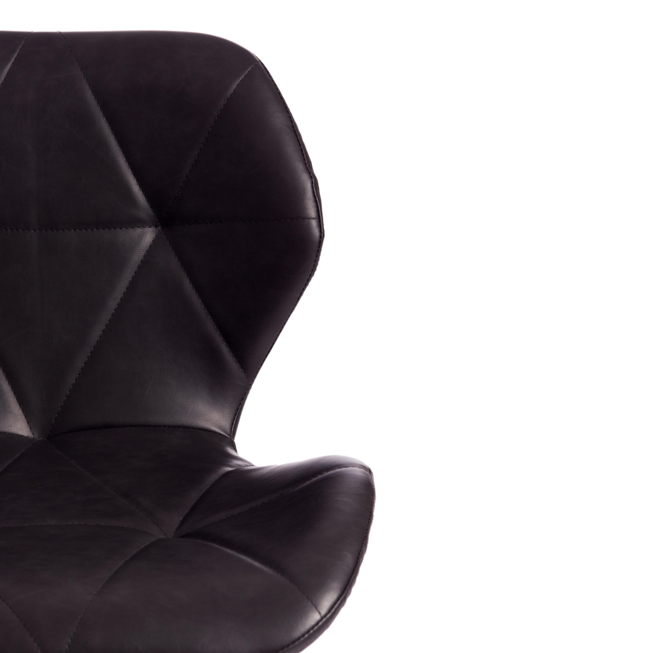 Стул STUTTGART (mod. 74) экокожа/дерево береза/металл, 50 х 47 х 73 см, серый 22