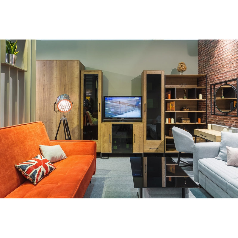 Шкаф двухстворчатый Loft без зеркал Дуб Натур