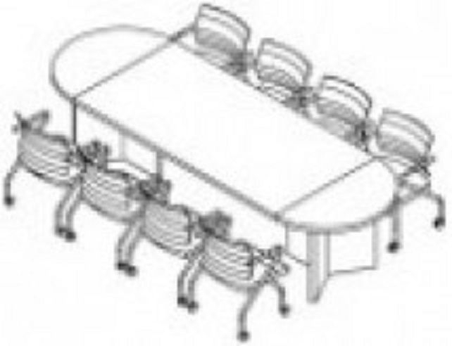 TERRA Стол переговоров Conference table 250x90_Мали