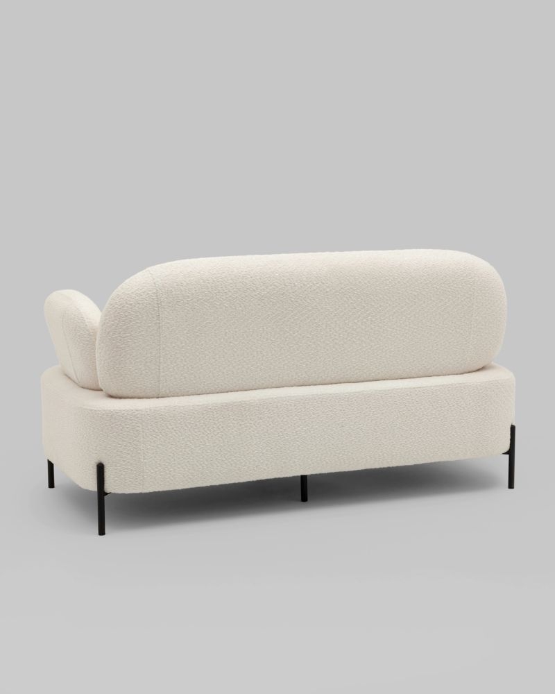 Диван Кэнди ткань букле белый