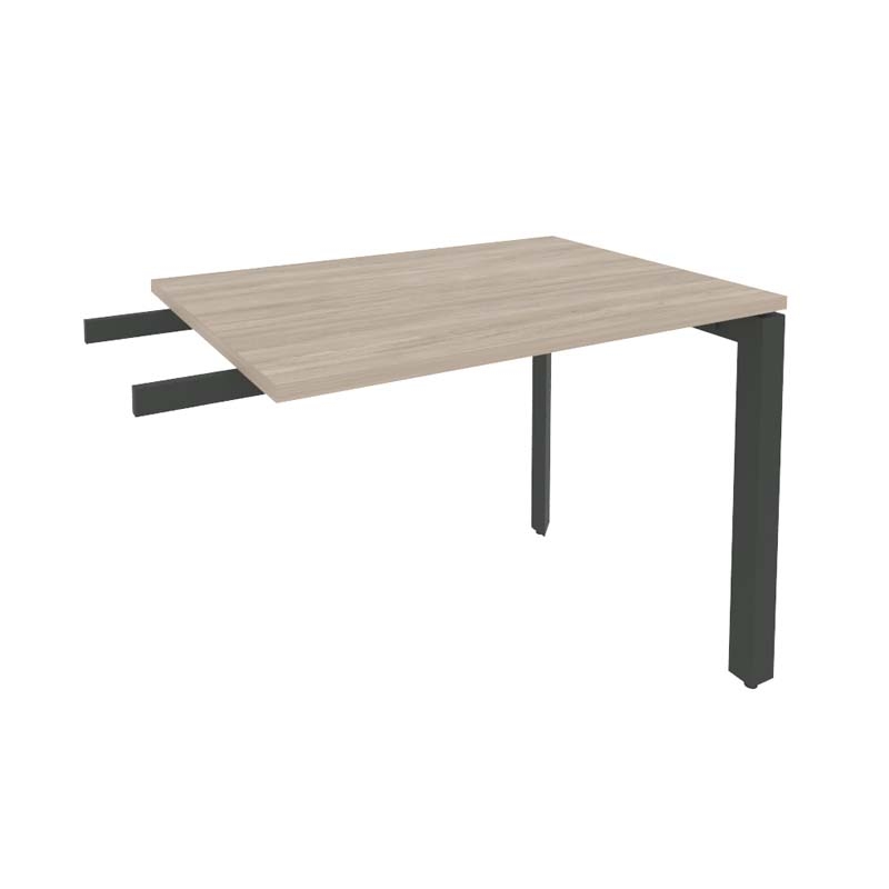 Брифинг-приставка на П-образном м/к ONIX O.MP-BR-9 Дуб Аттик/Антрацит