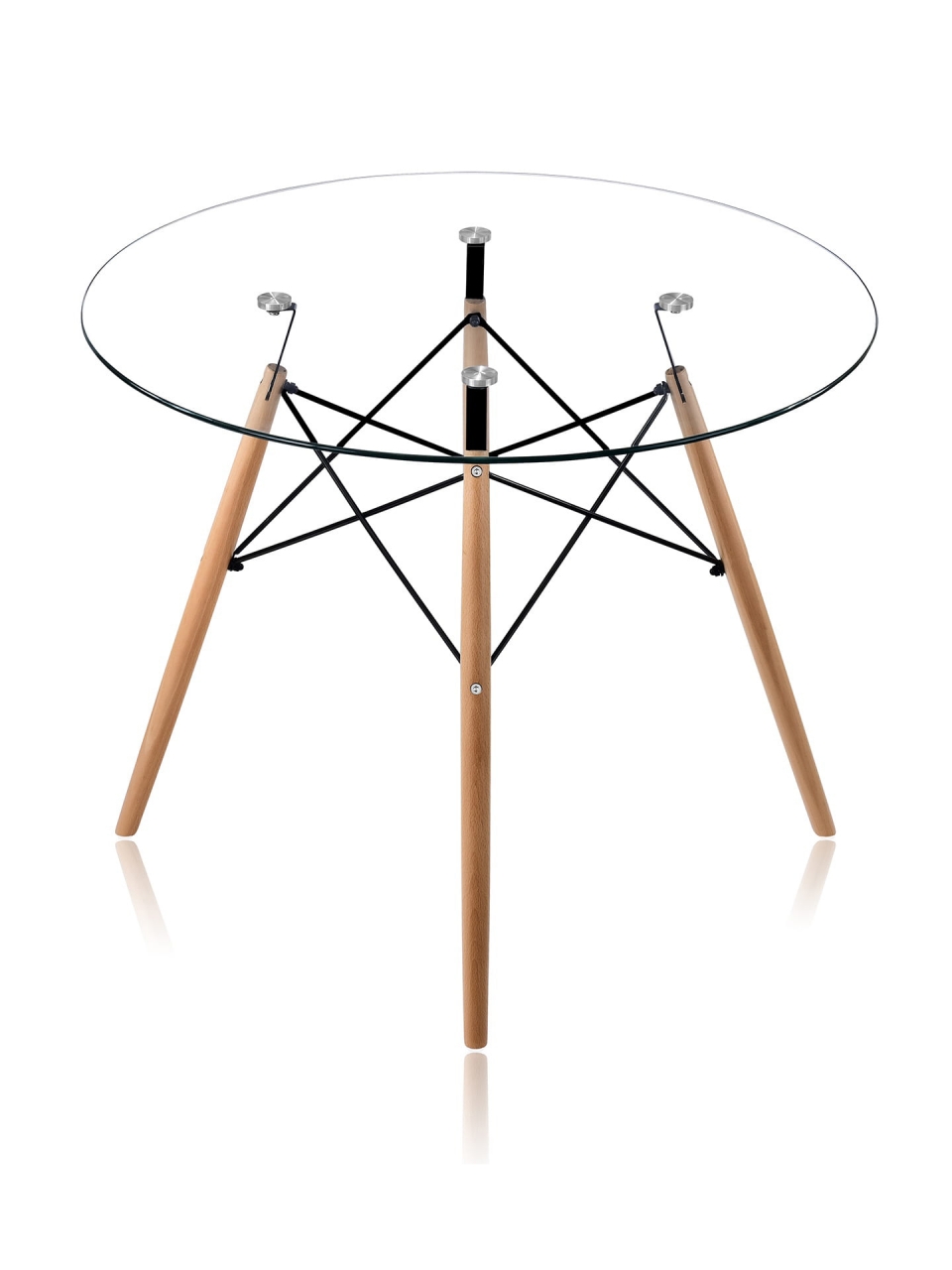 Стол обеденный DSW 90 Прозрачный