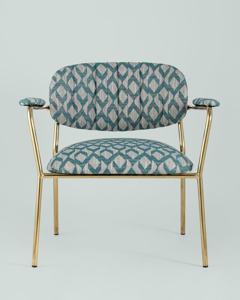 Кресло Кэрол рогожка Орнамент