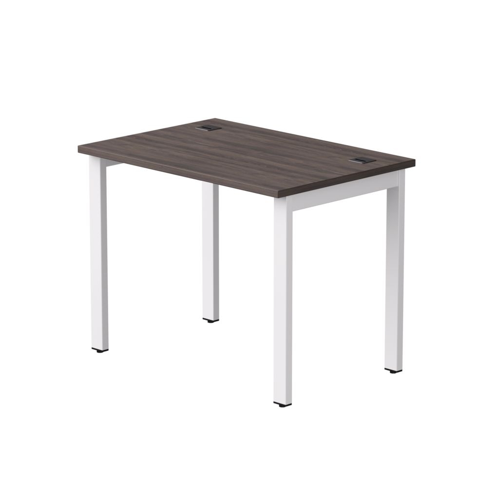 Стол прямой на металлокаркасе, опоры 90 гр Everprof EVO 254S005 Дуб Пасадена Белый