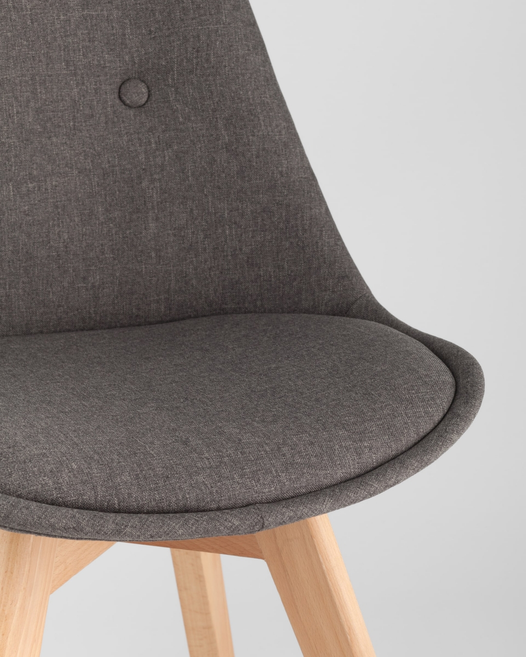 Обеденная группа стол Oslo Round WT 80 см, 3 стула TARIQ Серый