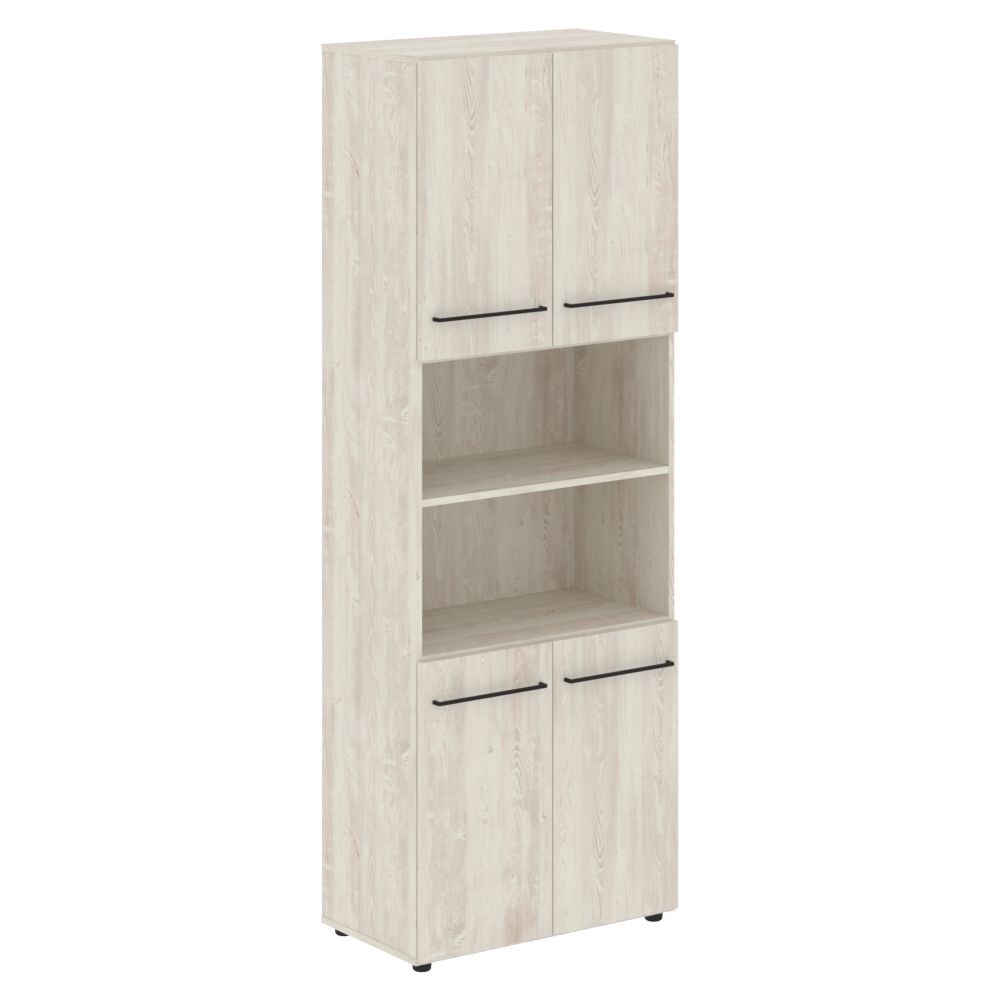 Шкаф с 2-мя комплектами глухих малых дверей LOFTIS LHC 80.4 Сосна Эдмонт