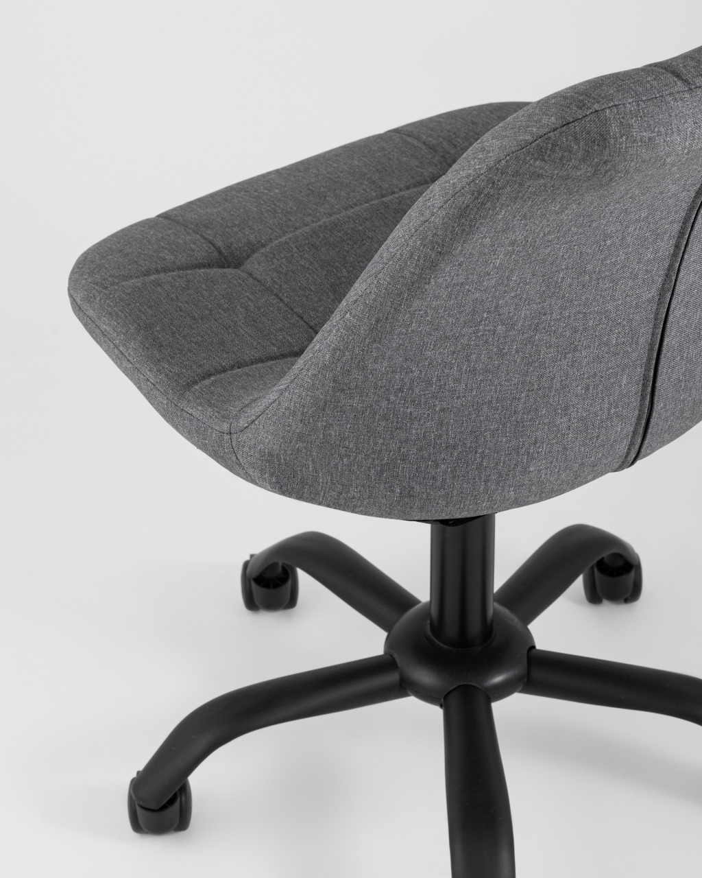 Офисный стул Гирос рогожка Серый