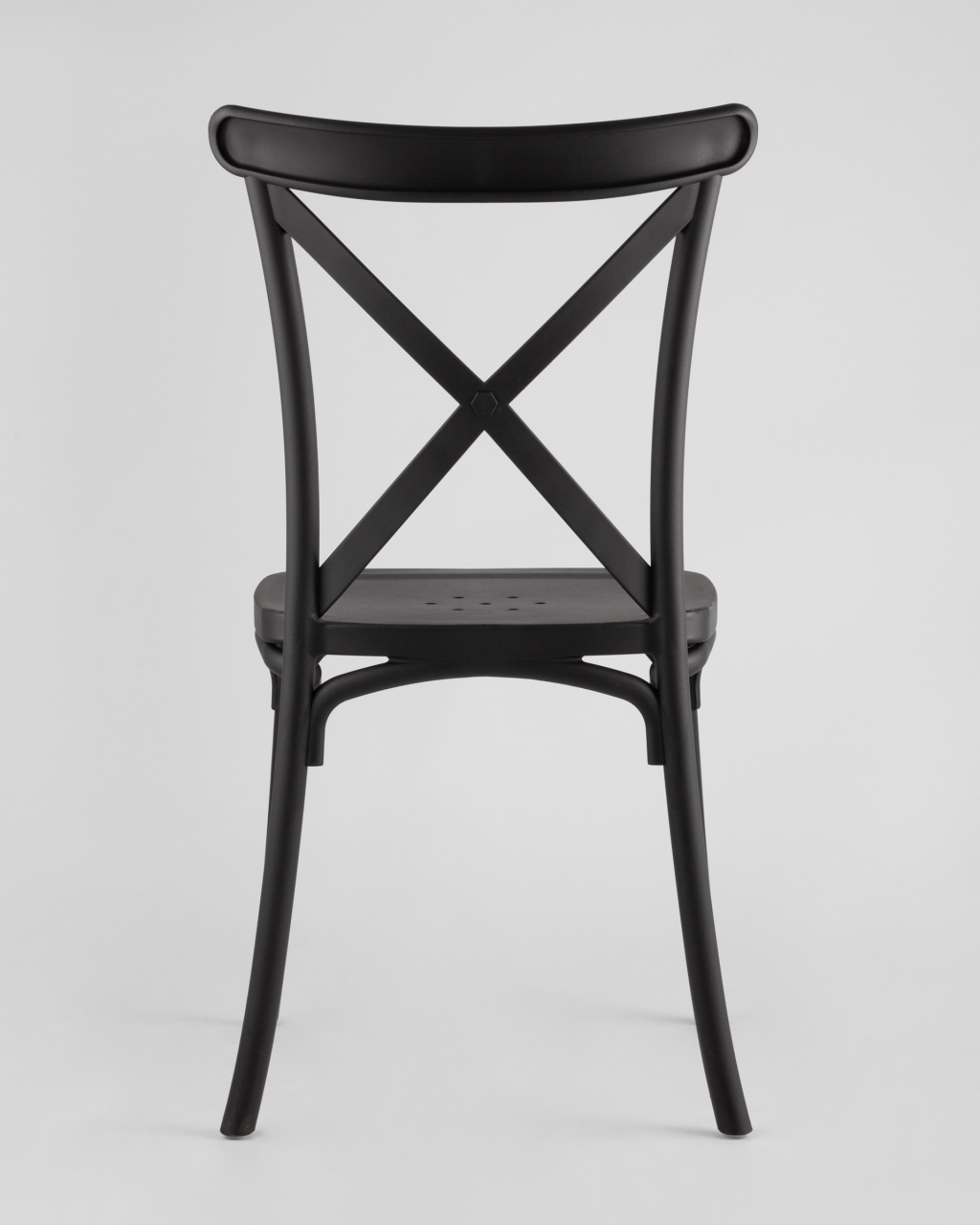 Стул пластиковый Кроссбэк Черный
