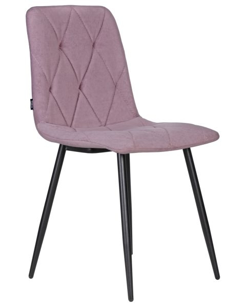 Стул обеденный DOBRIN CHILLY ROMBO (Лавандовый Simple 48, основание черное) 4 шт