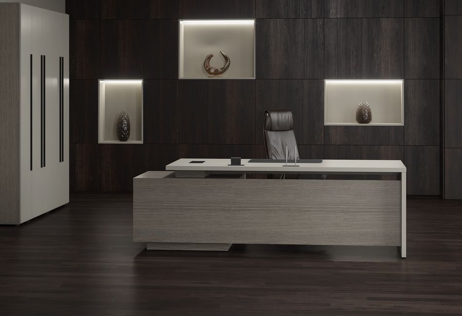 Кабинет руководителя VELION №2 Аметист Дуб Сильвер