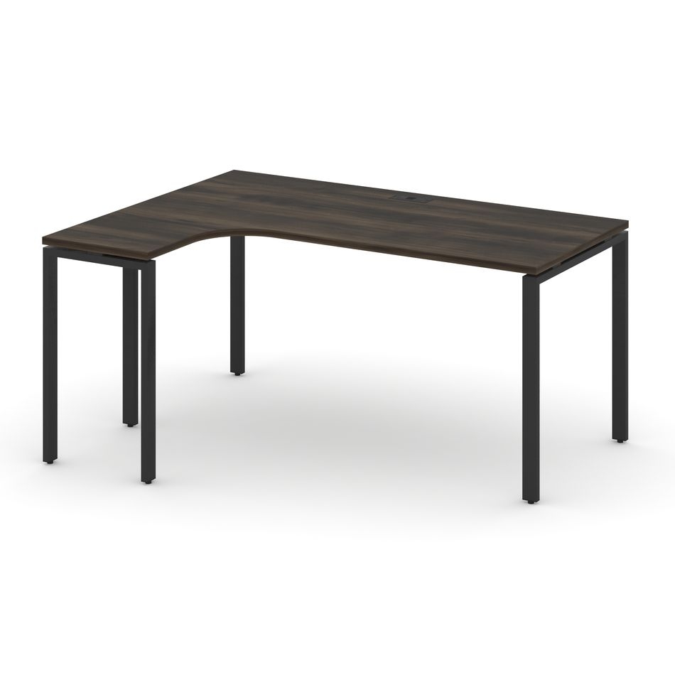 Стол эргономичный левый CONCEPT CN.SA-001(L) Дуб Мали Черный