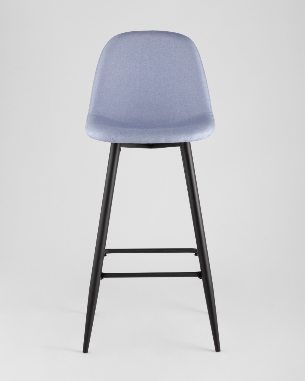 Барный стул Валенсия с удобной спинкой Небесно-голубой