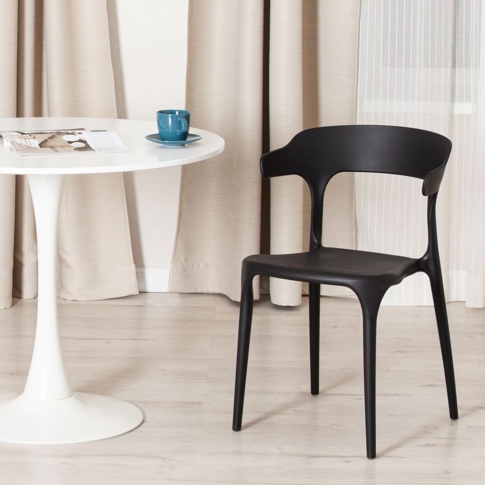 Стул TON (mod. PC33) / 1 шт. в упаковке пластик, 49 x 52 x 74 см, Black (черный) 05