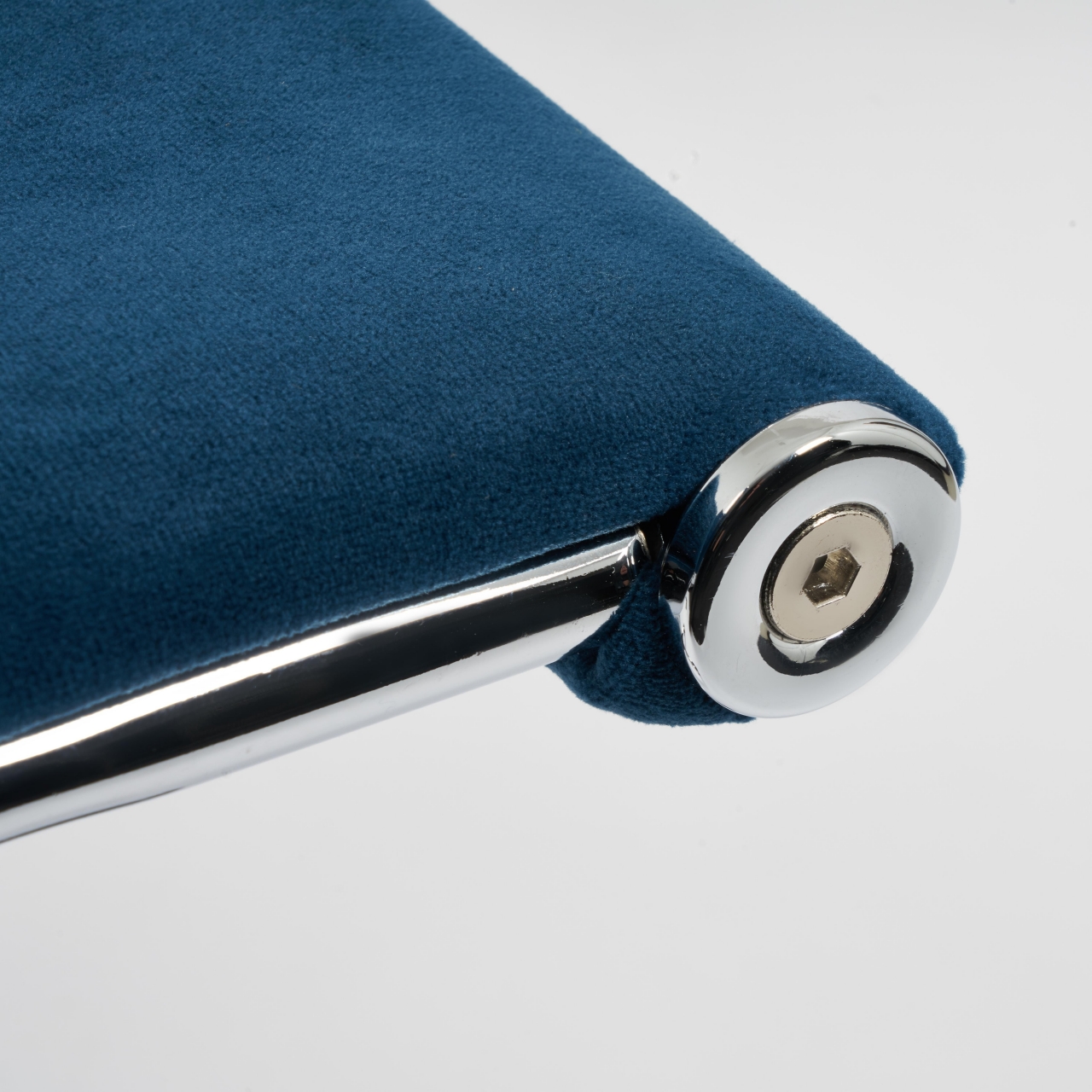 Кресло URBAN-LOW флок , синий, 32